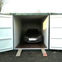 Car in Storage Container